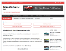 Tablet Screenshot of falconforsale.com